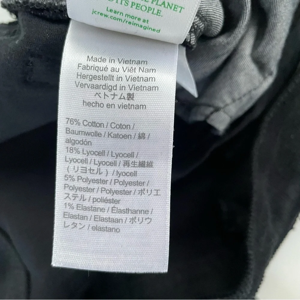 J.Crew Women's Black Vintage slim-straight corduroy pant Size 28, like new! - Picture 8 of 12